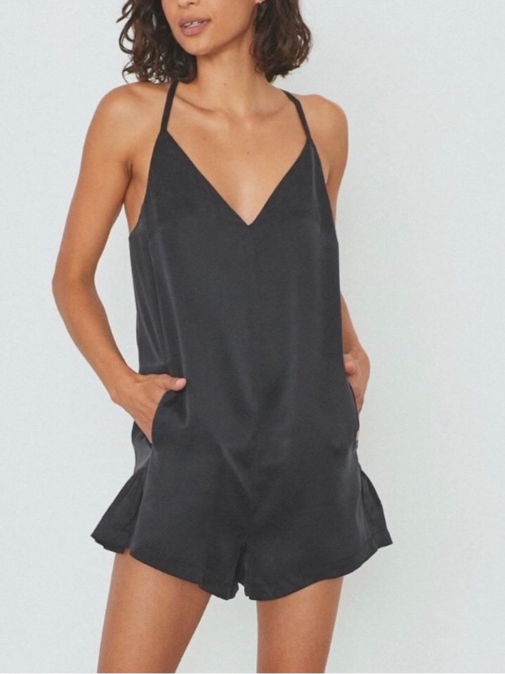 Lunya washable silk romper